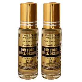 Fragrance Perfume smell like Black Orchid Women Parfum Roll On Oil 12ml (Pack of 2)