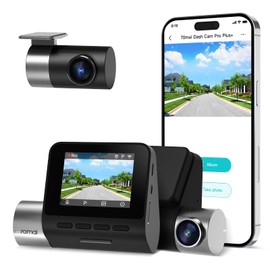 70mai 70mai 2.7K UHD Dash Cam Front and Rear A500S, Dual Dash Camera for Cars, Dashcam with APP, Sony IMX335, ADAS, Built-in WiFi GPS, 2'' IPS Screen, WDR, Night Vision, 24/7 Parking Mode, Loop Recording