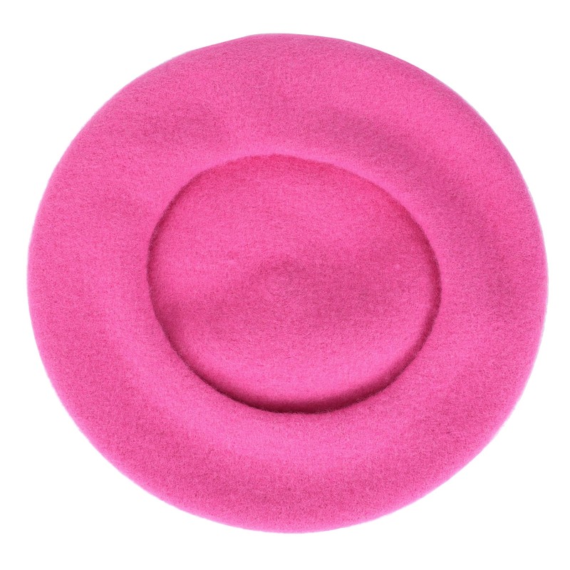 Umeepar Wool French Beret Hat for Women (Pink)