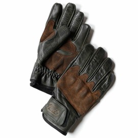 Fuel Bespoke Motorcycles "RODEO" GLOVE Motorcycle Gloves (Green, M)
