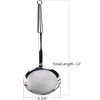 Stainless Steel Wok Mesh Strainer, Cooking Mesh Skimmer Spoon, 4.75