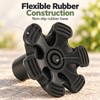 Rubber Cane Tip 19mm (3/4 Inch) – 6-Pillar Non-Slip Walking