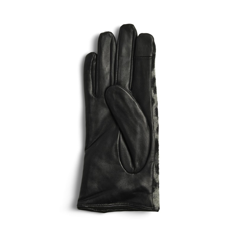 PIECES Pcneo Leather Smart Gloves, black, L