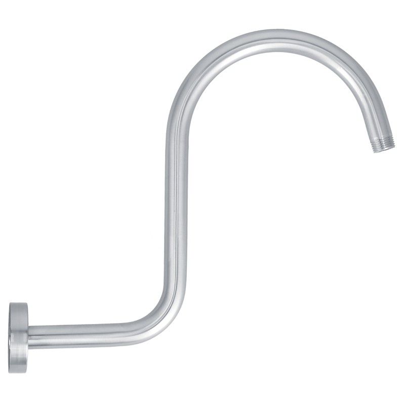 Shower Arm S Shape Gooseneck Stainless Steel Shower Head Extension