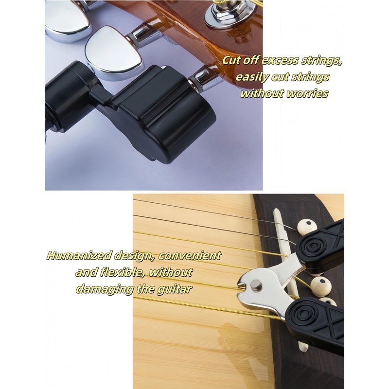 Luvilly 15Pack Acoustic Guitar String Winder Bridge Pins Kit with