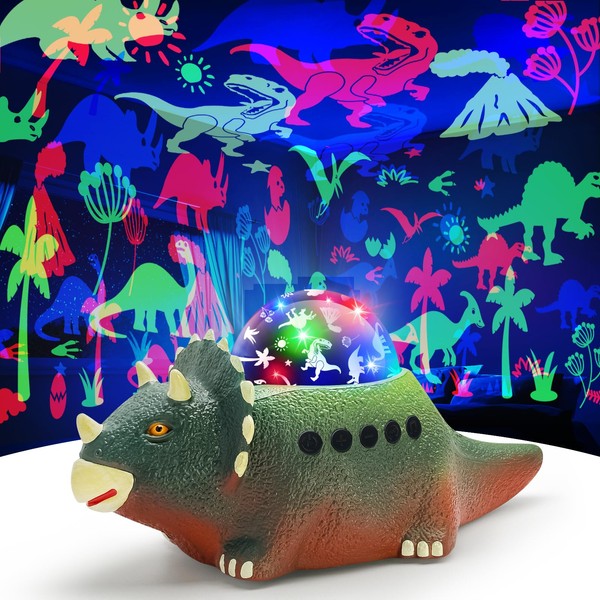 Dinosaur Night Light Projector for Kids Room, Dinosaur Toys for