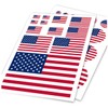 Outanaya United States Sticker Set Round Vinyl Car Stickers Sturdy
