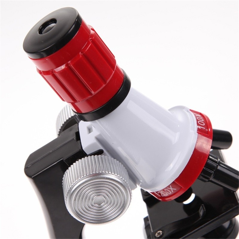 Kids 1200X LED Educational Microscope Kit for Beginner Science Toy