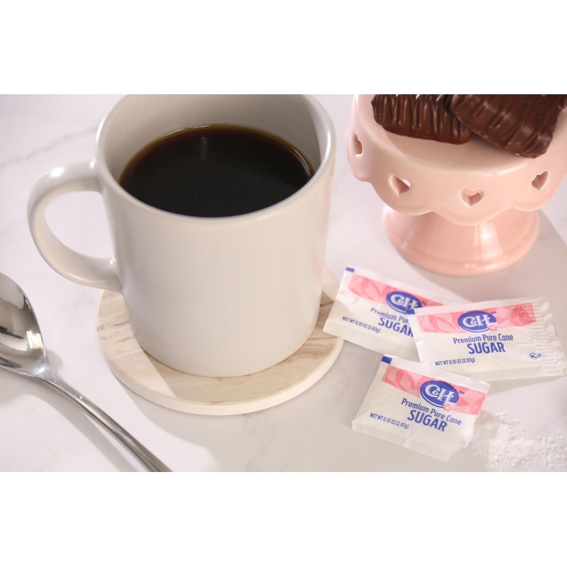 C&H Premium Pure Cane Sugar Packets, 0.10 Ounce (2.8 Gram)