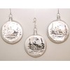 Christmas Tree Bauble "Winter" Taler round 3pieces per Box made