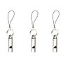 Compal Big Sound Emergency Whistle, Set of 3, Silver