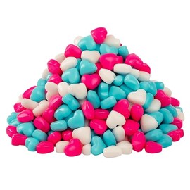 Snack Attack Dextrose Baby Love Hearts Hard Candy Bulk Treat Fun Shapes Sweet Messages Kids Party Favors Allergy Friendly Double Bagged 3lb Bag