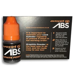 Avocet ABS Graphite Powder for Lubricating High Security Cylinder Locks