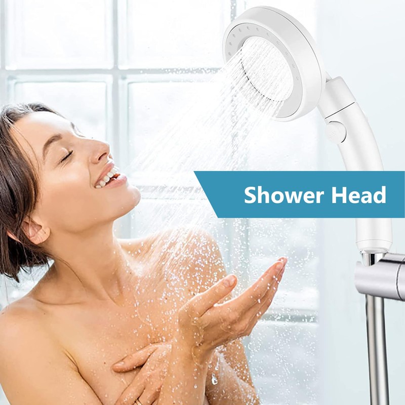 LIAMGUS Shower Head Holder, Shower Head Holder Replacement, Adjustable Shower
