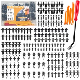Xtremeauto Car Clips Set 229pc With Tools - Car Trim Clips Box, Assorted Plastic Clip Fasteners, Body Fasteners With 5 Removal Tools, Expansion Bumper Clips, Car Body Clips Interior Fittings