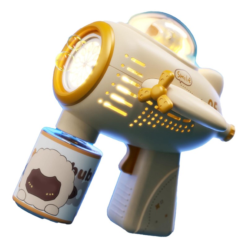 Kids Bubble Maker Electric Powerful Automatic Sound Light Handheld Bubble