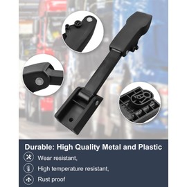 QAGGUM 2 Pcs Hood Latch Compatible with Kenworth T880 Replace L56-6048 L56-6033 HLK2509, Left Drivers and Right Passengers Side