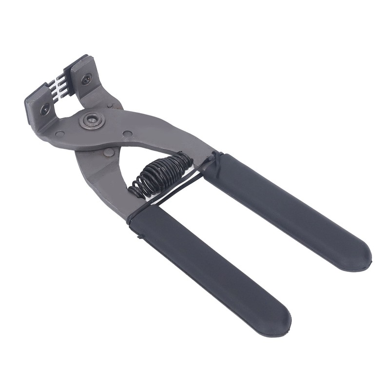 Leather Silent Pliers Diamond Awl Black Handle 4mm 4 Teeth