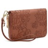 SENDEFN Credit Card Holder Wristlet Woman Wallets RFID Blocking Zipper