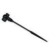 Hexagon Scaffold Podger Ratchet Spanner Ratcheting Socket Wrench Tool 19mm/22mm