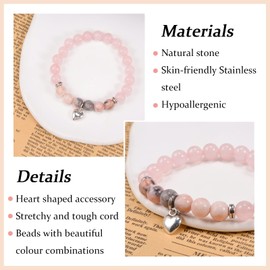 SUNSH Gifts For Teen Girls Inspirational Bracelets Gifts For Her Sister Best Friend Daughter For Graduation,Girl Birthday Gifts Sweet Gifts For Girls You Are Braver Stronger Smarter Than You Think