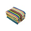 [Imabari] Eco-friendly Bath Towel Set of 3 Using Remaining Thread,