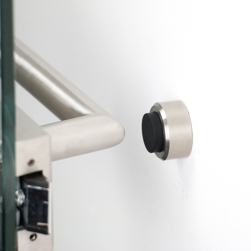 Stoppwerk Door Stop Wall Mounted - Stainless Steel Door Stoppers