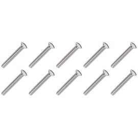 M3.5mm x 40mm Long Electrical Machine Screws Light Switch Plug Socket x10