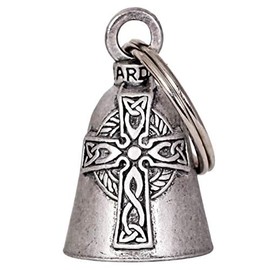 Hot Leathers BEA1053 Silver Celtic Cross Guardian Bell 1x1.5