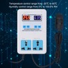 Temperature Humidity Controller -20~60℃ 0~100.0%RH LCD Display Humidistat Thermostat AC