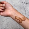 Azeeda 4 x 'Fliegender Waldkauz' Temporäre Tattoos - Wasserfest, Hautfreundlich