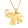 Hearbeingt Cremation Jewelry for Ashes, Elephant Shape Memorial Pendant Made