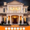 Bdrofn 2-Pack Porch Lights Outdoor Wall Lantern,Black Outdoor Wall Light