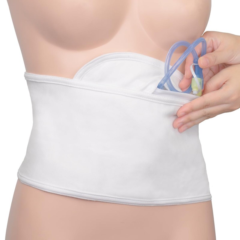 OO Osaki 70948 Elastic Stomach Waxing Belt with Pockets, Large