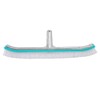 18in Swimming Pool Brush Plastic Nylon Stainless Steel Cleaning Tool