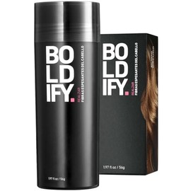 BOLDIFY Fibras Capilares para Cabello Fino (Rubio oscuro) Polvo Pelo Hombre – Botella 56g – Relleno Natural, Oculta al Instante la Pérdida de Cabello 