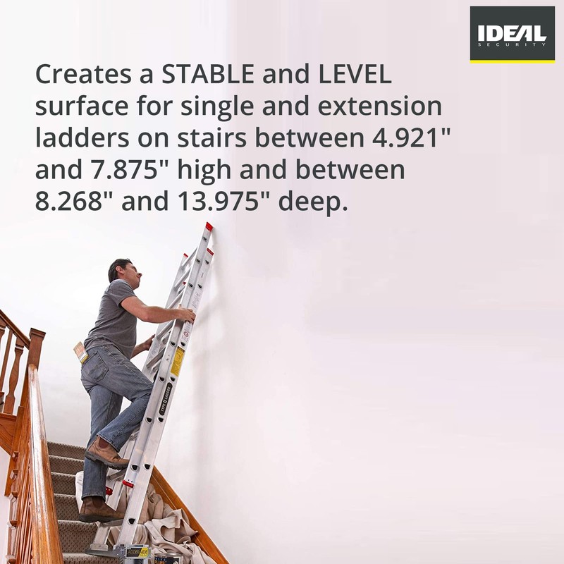 Ideal Security Ladder-Aide SLM, Ladder Leveler for Single and Extension