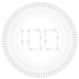 BOROLA 100pcs 0.2ml Plastic Squeeze Transfer Pipettes Suitable Mini Cakes, Children's Painting, Kitchen, Family Day, Party