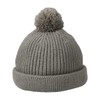 Basic Ench Pon Low Watch Knit Cap, Hat, Shallow Pom