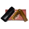 Folding Beard Comb for Men w/Carrying Pouch - All Natural