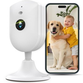 Vimtag Security Camera Indoor, 4MP Baby Camera Monitor with App, Human/Sound/Motion Recording and Alerts, Pet Camera with Two Way Talk, Night Vision, Cloud & SD Card Storage