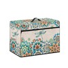 Mumeson Boho Flower Dragonfly Sewing Machine Cover, Portable Dust Protection