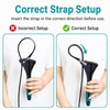 XUNTUI 2-Pack Adjustable Rubber Strap Wrench Set, 4" & 6",