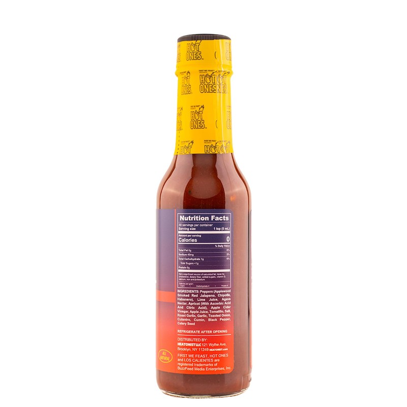 Hot Ones Los Calientes Barbacoa Hot Sauce Made With Natural