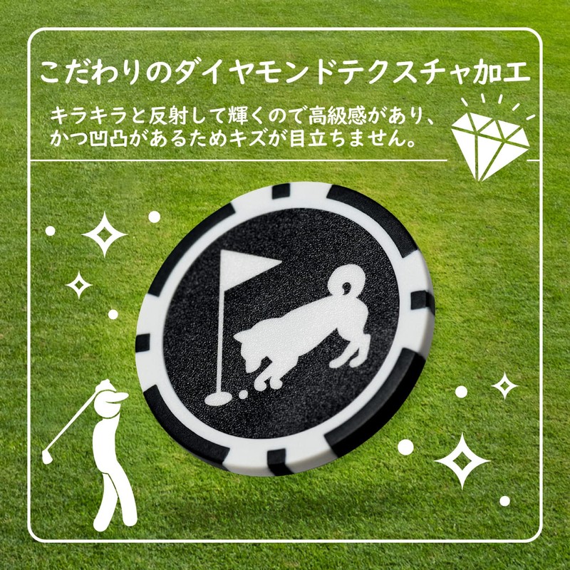 RAVIS Golf Marker, Dog and Cat, Funny, Chip Marker, Magnet,