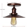 Vintage Retro Umbrella Ceiling Light Retro Industrial Metal Copperhead Ceiling