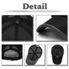 White Fang CA514 Golf Logo Mesh Cap, Running, Sports, Lightweight,