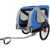 Animal Transport Bike Cart, Large Folding Bike Trailer for Dogs,120LB