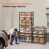 KEETDY 5-Tier Heavy Duty Shoe Rack for Garage Entryway, Stackable