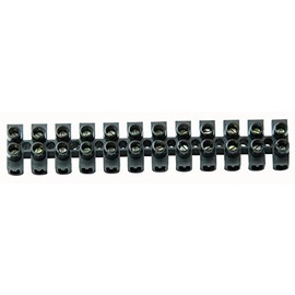 Terminal Block Black 10A, Terminal Blocks Standard Connectors, Qty X 1